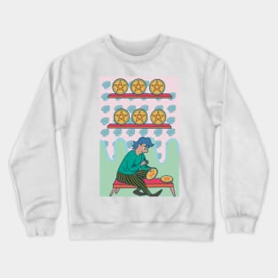 Eight of Pentacles Crewneck Sweatshirt